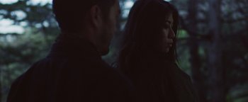 Movie still from “Kye Kye - Honest Affection” (2013), directed by Salomon Ligthelm – Close Up shot, Over the shoulder angle