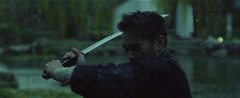 Movie still from “Kye Kye - Honest Affection” (2013), directed by Salomon Ligthelm – Close Up shot, Low angle