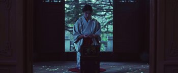 Movie still from “Kye Kye - Honest Affection” (2013), directed by Salomon Ligthelm – Wide shot, Low angle