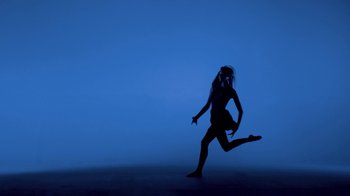 Movie still from “Hook N Sling & Chris Willis - Magnet” (2013), directed by Ryan Staake – Wide shot, Low angle