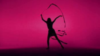 Movie still from “Hook N Sling & Chris Willis - Magnet” (2013), directed by Ryan Staake – Wide shot, Low angle