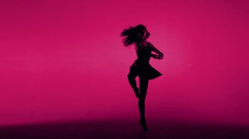 Movie still from “Hook N Sling & Chris Willis - Magnet” (2013), directed by Ryan Staake – Wide shot, Low angle