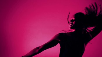 Movie still from “Hook N Sling & Chris Willis - Magnet” (2013), directed by Ryan Staake – Medium shot, Low angle