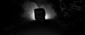 Movie still from “Arcade Fire - Reflektor” (2013), directed by Anton Corbijn – Wide shot, Low angle