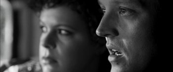 Movie still from “Arcade Fire - Reflektor” (2013), directed by Anton Corbijn – Extreme Close Up shot, Low angle