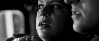 Movie still from “Arcade Fire - Reflektor” (2013), directed by Anton Corbijn – Extreme Close Up shot, Low angle
