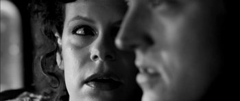 Movie still from “Arcade Fire - Reflektor” (2013), directed by Anton Corbijn – Extreme Close Up shot, Low angle