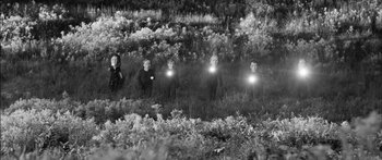 Movie still from “Arcade Fire - Reflektor” (2013), directed by Anton Corbijn – Wide shot, High angle