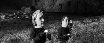 Movie still from “Arcade Fire - Reflektor” (2013), directed by Anton Corbijn – Medium shot, High angle