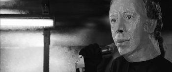 Movie still from “Arcade Fire - Reflektor” (2013), directed by Anton Corbijn – Extreme Close Up shot, Low angle