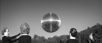 Movie still from “Arcade Fire - Reflektor” (2013), directed by Anton Corbijn – Medium shot, Low angle