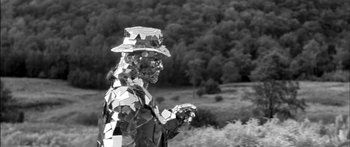 Movie still from “Arcade Fire - Reflektor” (2013), directed by Anton Corbijn – Medium shot, Low angle