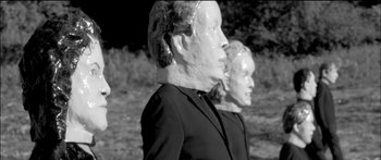 Movie still from “Arcade Fire - Reflektor” (2013), directed by Anton Corbijn – Close Up shot, Low angle