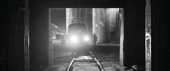 Movie still from “Arcade Fire - Reflektor” (2013), directed by Anton Corbijn – Wide shot, Low angle