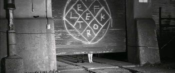 Movie still from “Arcade Fire - Reflektor” (2013), directed by Anton Corbijn – Wide shot, Low angle