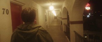 Movie still from “Dawn Golden - All I Want” (2013), directed by Tyler T. Williams – Medium shot, High angle