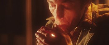 Movie still from “Dawn Golden - All I Want” (2013), directed by Tyler T. Williams – Extreme Close Up shot, Low angle