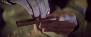 Movie still from “David Heartbreak - Acid Youths” (2013), directed by Ryan Staake – Extreme Close Up shot, Overhead angle