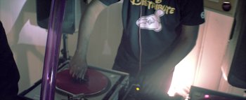 Movie still from “David Heartbreak - Acid Youths” (2013), directed by Ryan Staake – Medium shot, Low angle