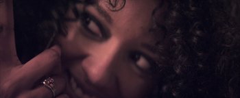 Movie still from “David Heartbreak - Acid Youths” (2013), directed by Ryan Staake – Extreme Close Up shot, High angle