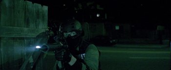 Movie still from “David Heartbreak - Acid Youths” (2013), directed by Ryan Staake – Medium shot, Over the shoulder angle