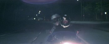 Movie still from “David Heartbreak - Acid Youths” (2013), directed by Ryan Staake – Medium shot, Low angle