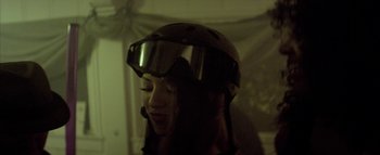 Movie still from “David Heartbreak - Acid Youths” (2013), directed by Ryan Staake – Close Up shot, Low angle