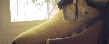 Movie still from “David Heartbreak - Acid Youths” (2013), directed by Ryan Staake – Medium shot, Low angle