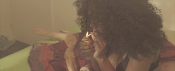 Movie still from “David Heartbreak - Acid Youths” (2013), directed by Ryan Staake – Medium shot, Overhead angle