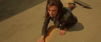Movie still from “Youth Lagoon - Mute” (2013), directed by Tyler T. Williams – Medium shot, Overhead angle