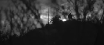 Movie still from “The xx - Fiction” (2013), directed by Young Replicant – Extreme Wide shot, Low angle