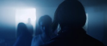 Movie still from “Bonobo - First Fires” (2013), directed by Young Replicant – Extreme Close Up shot, Over the shoulder angle