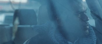 Movie still from “Bonobo - First Fires” (2013), directed by Young Replicant – Extreme Close Up shot, Over the shoulder angle