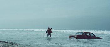 Movie still from “Bonobo - First Fires” (2013), directed by Young Replicant – Extreme Wide shot, High angle