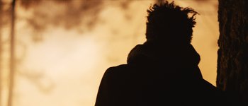 Movie still from “Bonobo - First Fires” (2013), directed by Young Replicant – Extreme Close Up shot, Over the shoulder angle