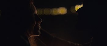 Movie still from “Bonobo - First Fires” (2013), directed by Young Replicant – Extreme Close Up shot, Over the shoulder angle