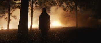 Movie still from “Bonobo - First Fires” (2013), directed by Young Replicant – Extreme Wide shot, Low angle