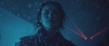 Movie still from “Bonobo - First Fires” (2013), directed by Young Replicant – Close Up shot, Low angle