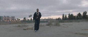 Movie still from “Gesaffelstein - Hate or Glory” (2013), directed by Manu Cossu – Wide shot, Low angle