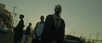 Movie still from “Gesaffelstein - Hate or Glory” (2013), directed by Manu Cossu – Close Up shot, Low angle