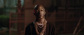 Movie still from “Gesaffelstein - Hate or Glory” (2013), directed by Manu Cossu – Close Up shot, Low angle