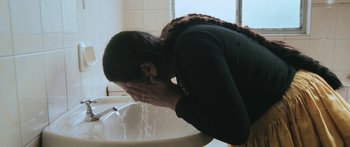 Movie still from “Landshapes - In Limbo” (2013), directed by Ian Pons Jewell – Close Up shot, High angle