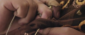 Movie still from “Landshapes - In Limbo” (2013), directed by Ian Pons Jewell – Extreme Close Up shot, Overhead angle
