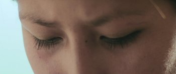Movie still from “Landshapes - In Limbo” (2013), directed by Ian Pons Jewell – Extreme Close Up shot, Low angle
