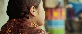 Movie still from “Landshapes - In Limbo” (2013), directed by Ian Pons Jewell – Close Up shot, Over the shoulder angle