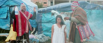 Movie still from “Landshapes - In Limbo” (2013), directed by Ian Pons Jewell – Medium shot, Over the shoulder angle