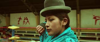 Movie still from “Landshapes - In Limbo” (2013), directed by Ian Pons Jewell – Close Up shot, Low angle