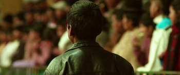 Movie still from “Landshapes - In Limbo” (2013), directed by Ian Pons Jewell – Close Up shot, Over the shoulder angle