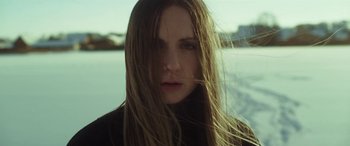 Movie still from “MØ - Glass” (2013), directed by Casper Balslev – Close Up shot, Low angle