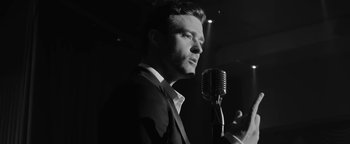 Movie still from “Justin Timberlake - Suit & Tie” (2013), directed by David Fincher – Close Up shot, Low angle